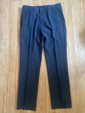 Calvin Klein Men's Grey Dress Pants - Slim Fit 32x32